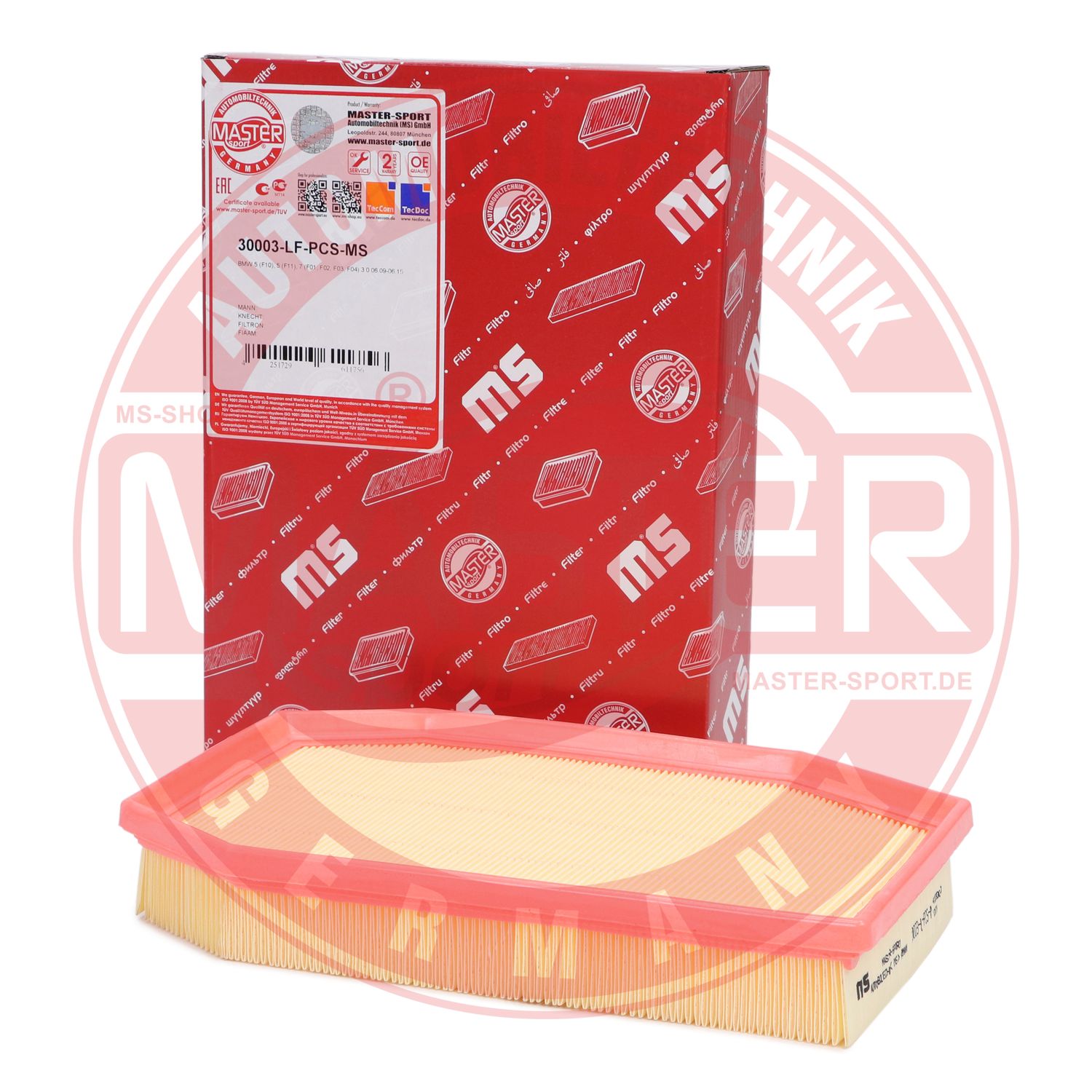 Filtru aer MASTERSPORT GERMANY 30003-LF-PCS-MS
